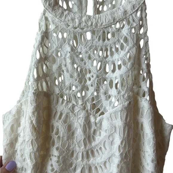 Lilly Pulitzer Cream Sheath Halter Midi Dress - Picture 4 of 10